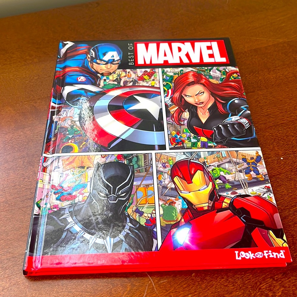 Marvel look and find eye spy book